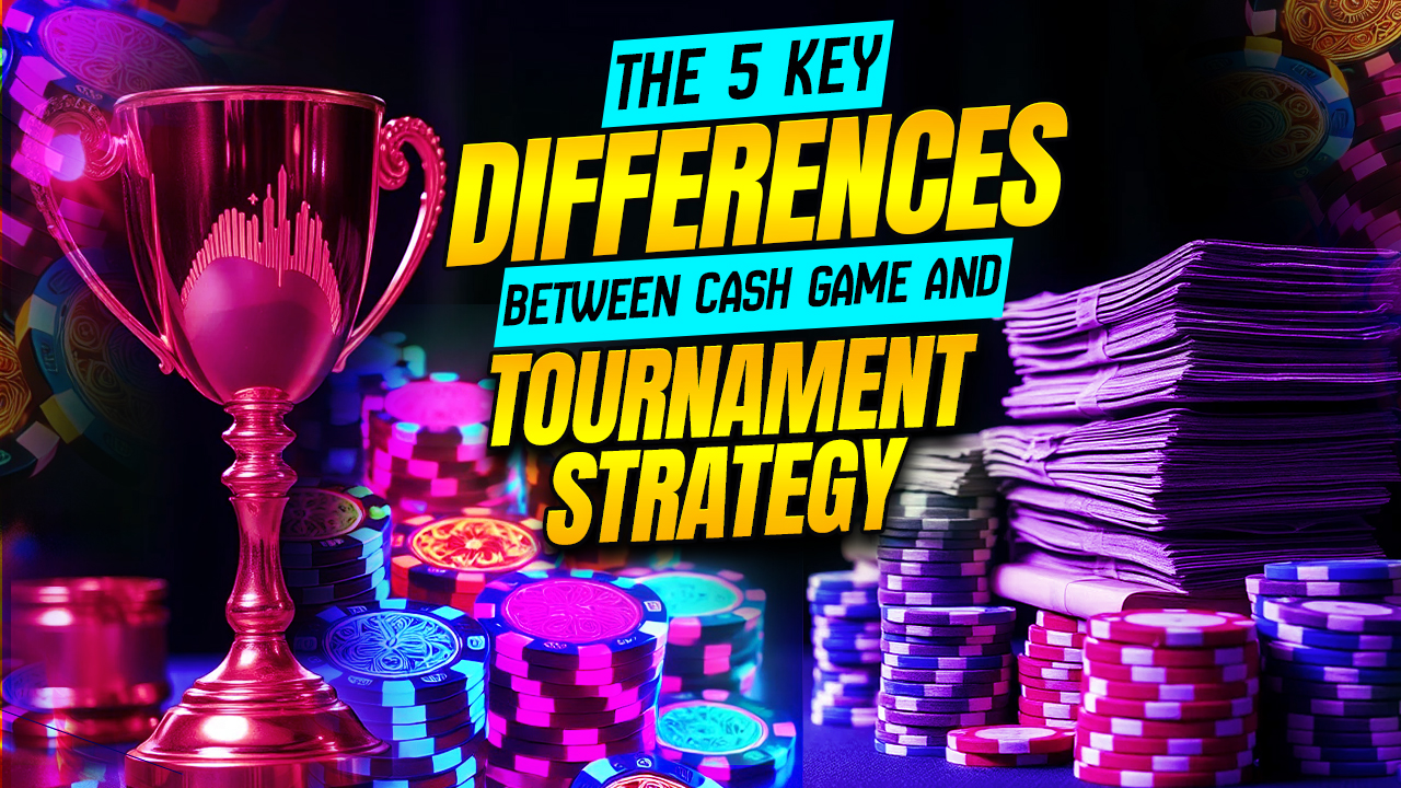 5 Key Differences between Cash Games and Tournament Strategy